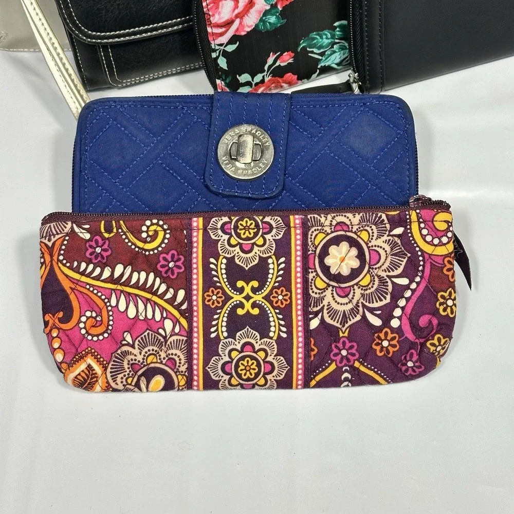 Wallet Lot Of 10 Bulk Reseller Vera Bradley, Lancôme Relic Nine West Coin - Picture 2 of 8